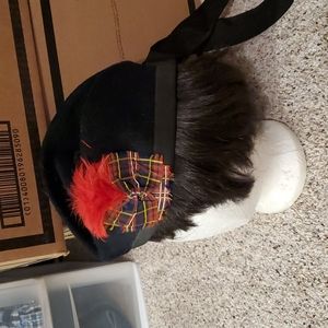 Bagpiper Hat Scottish Vintage
